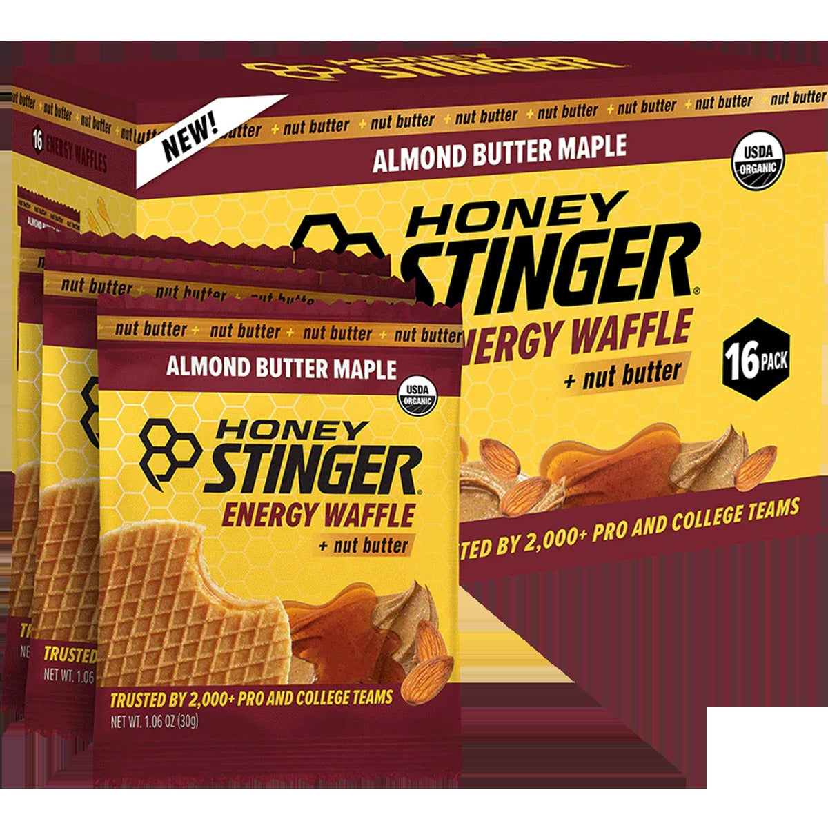 Organic Nut Butter Energy Waffles