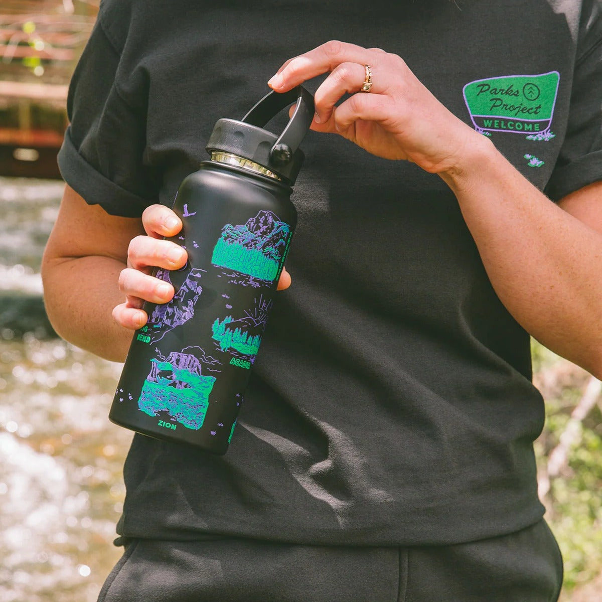 National Park Welcome 32oz Insulated Water Bottle