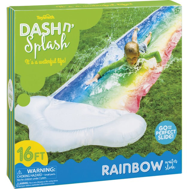 Dash n' Splash Rainbow Water Slide