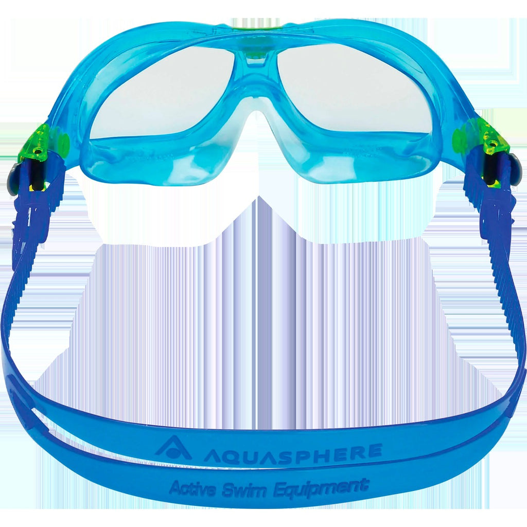 Youth Seal Kid 2 - Aqua/Lime Clear