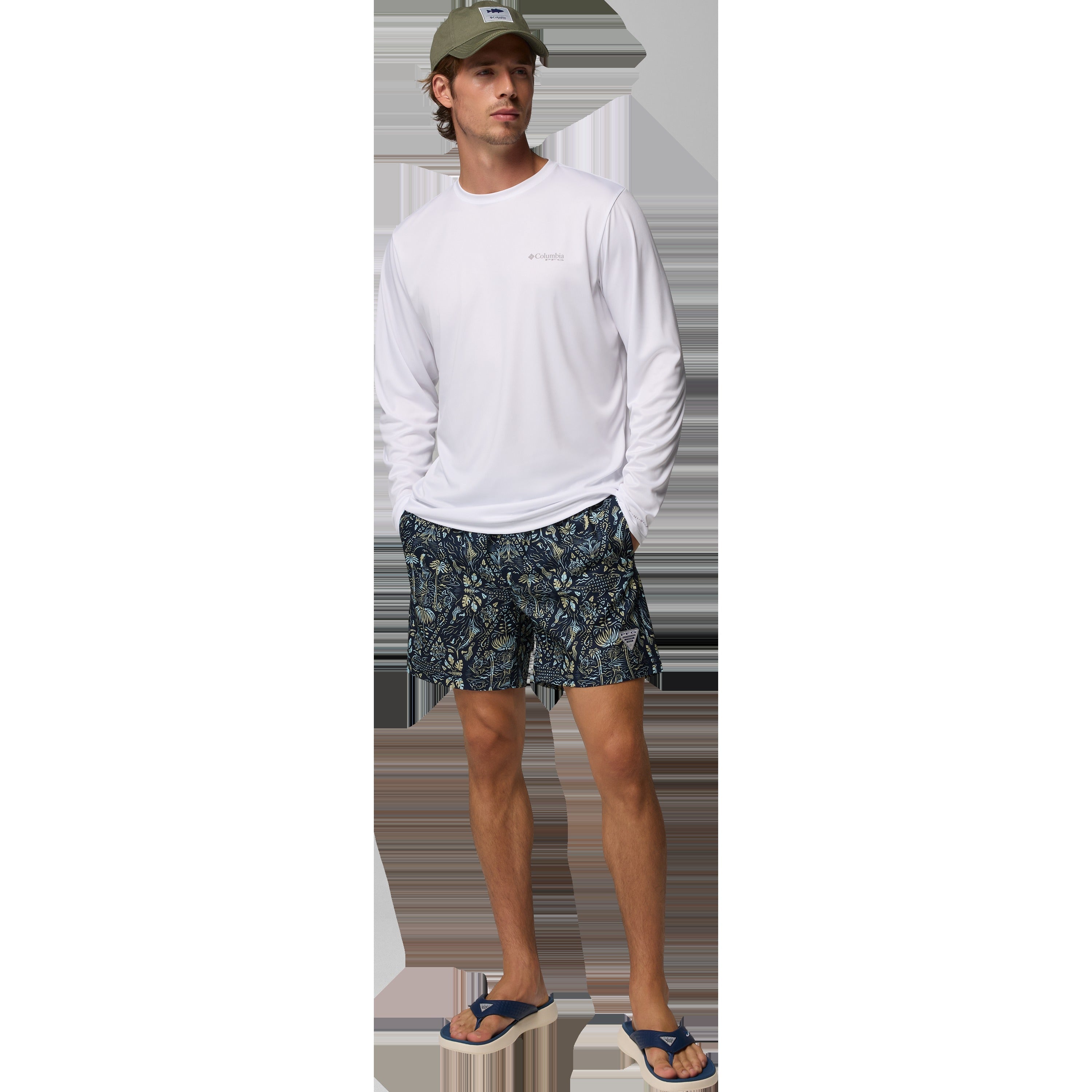 Men's PFG Rambler Printed Water Short 6"