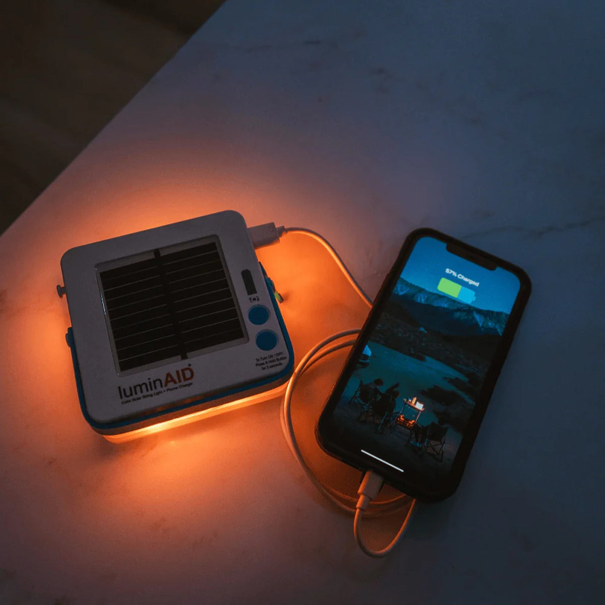 LuminAID Multi-Color Solar String Light